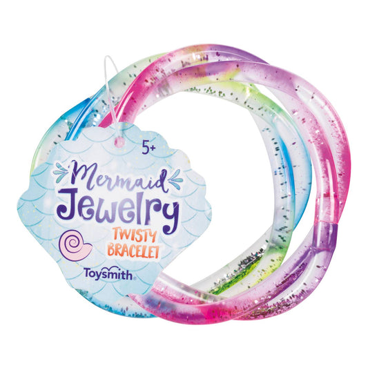 Toysmith Mermaid Twisty Bracelets, 2 Piece Set, Assorted