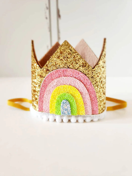 Rainbow Crown Headband