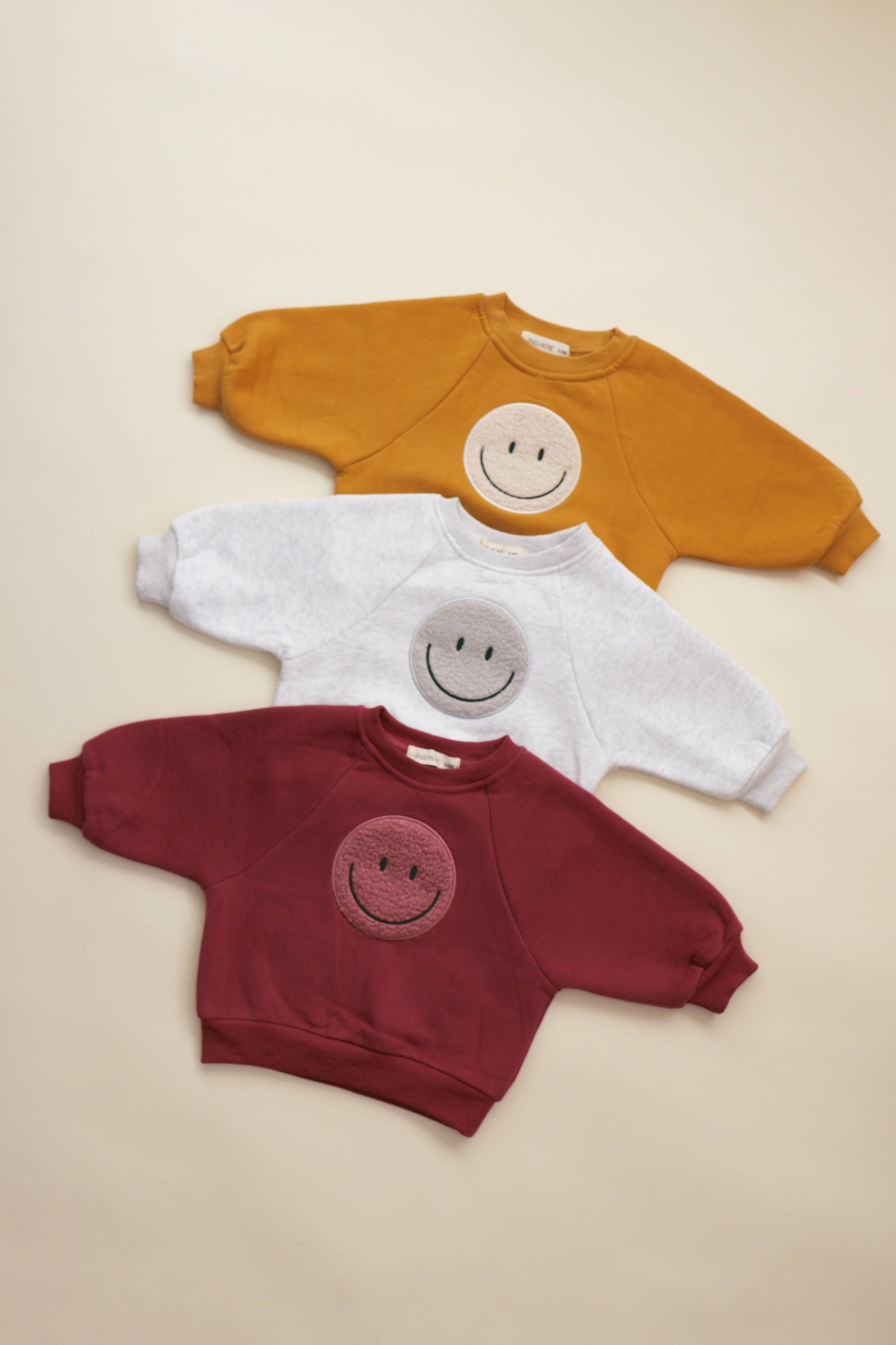 Sherpa Smiley Crew Neck