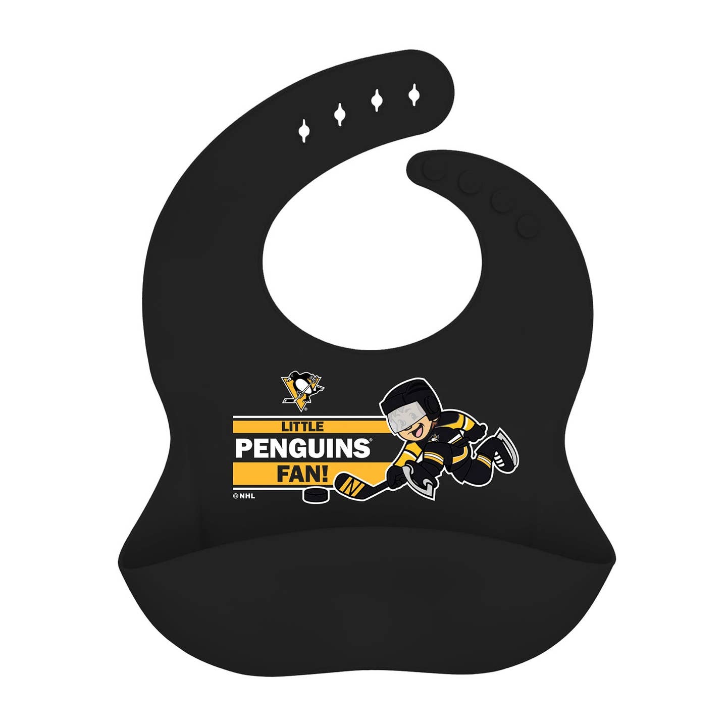 Masterpiece Puzzles Pittsburgh Penguins - Nhl Silicone Bib