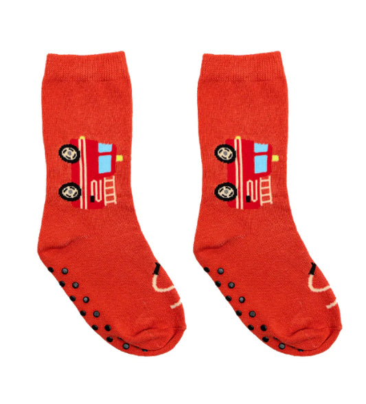 Fire Truck 3D Socks