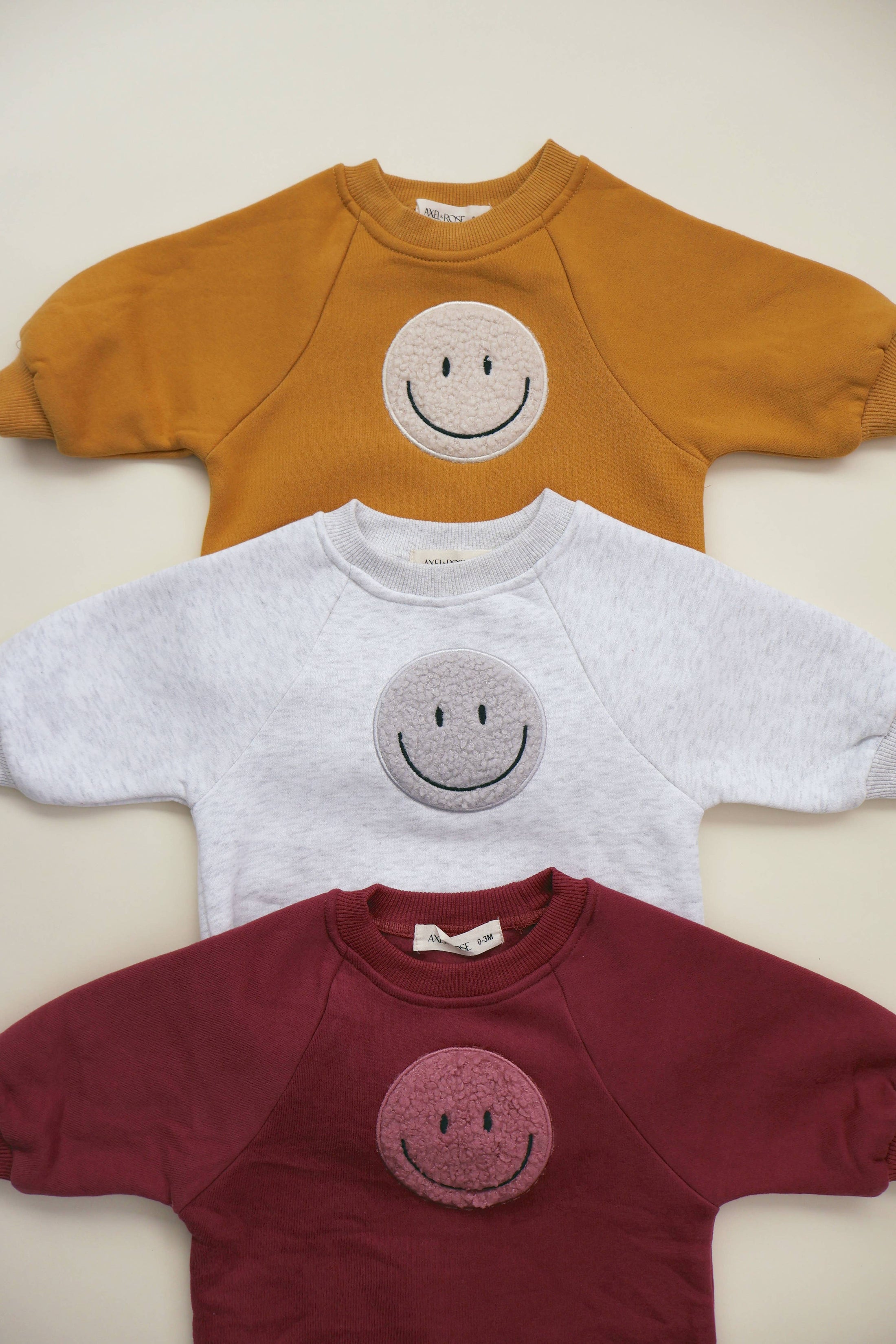 Sherpa Smiley Crew Neck