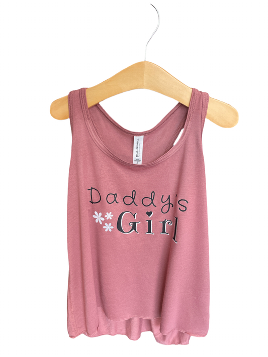 Daddy's Girl Racerback Tank Mauve