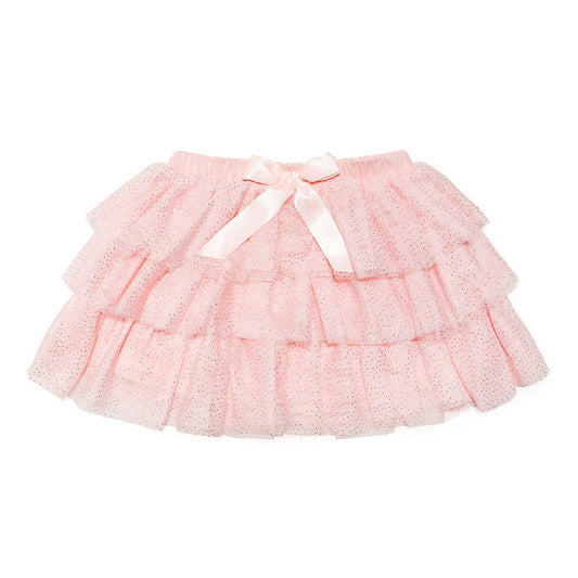 Sweet Wink Ballet Bow Tiered Tutu - Kids Dress Up Skirt - Coquette