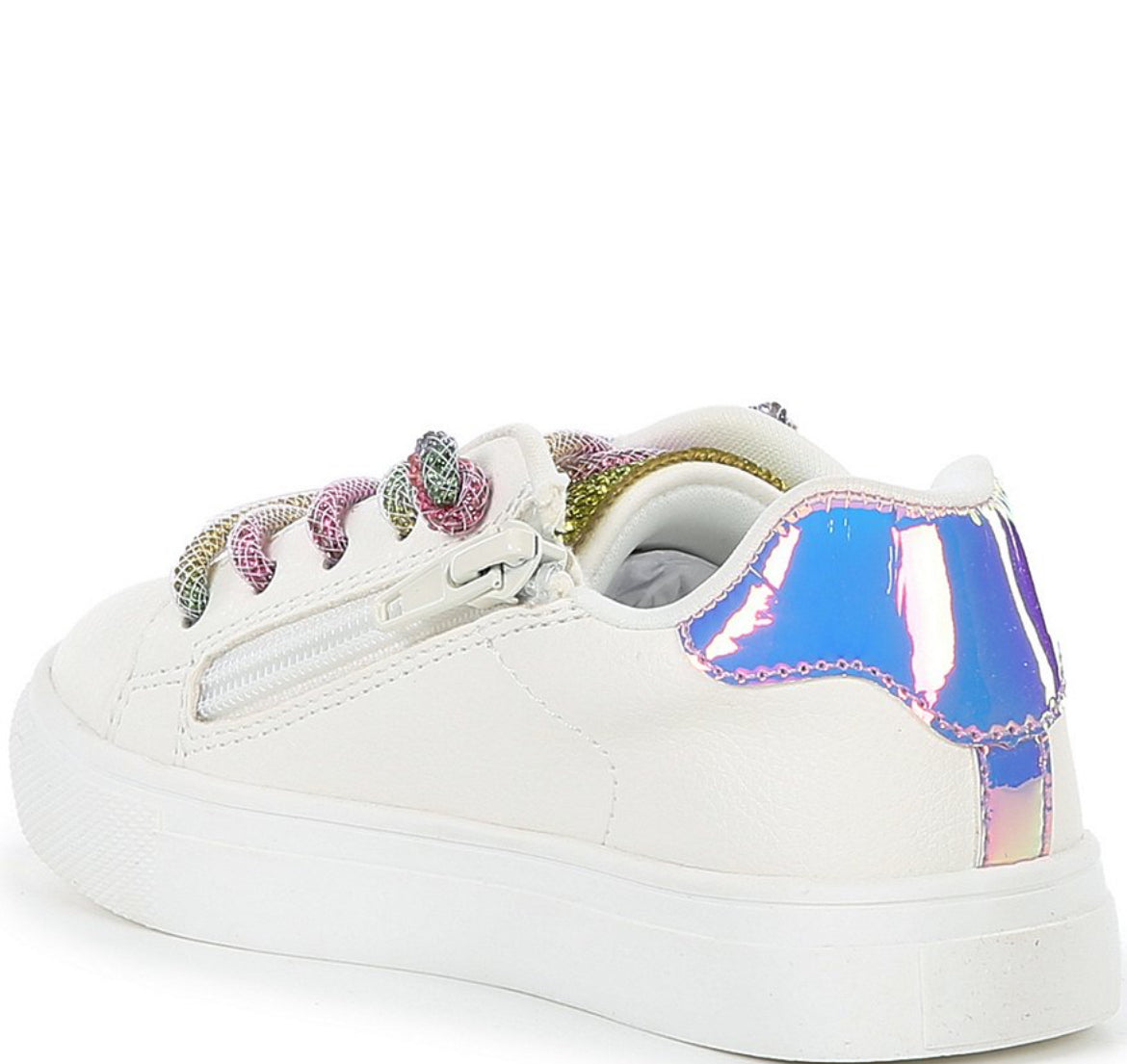 Steve Madden Tidol Platform Sneaker Zipper View