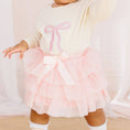 Load image into Gallery viewer, Baby Model Wearing Sweet Wink Ballet Bow Tiered Tutu - Kids Dress Up Skirt - Coquette
