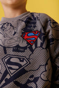 Load image into Gallery viewer, Superman Fleece Grey 2 Piece Set
