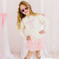 Load image into Gallery viewer, Model Wearing Sweet Wink Ballet Bow Tiered Tutu - Kids Dress Up Skirt - Coquette
