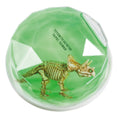 Load image into Gallery viewer, Toysmith Dinosaur Fossil Putty, Reusable, Tactile, 3.5" Container Green
