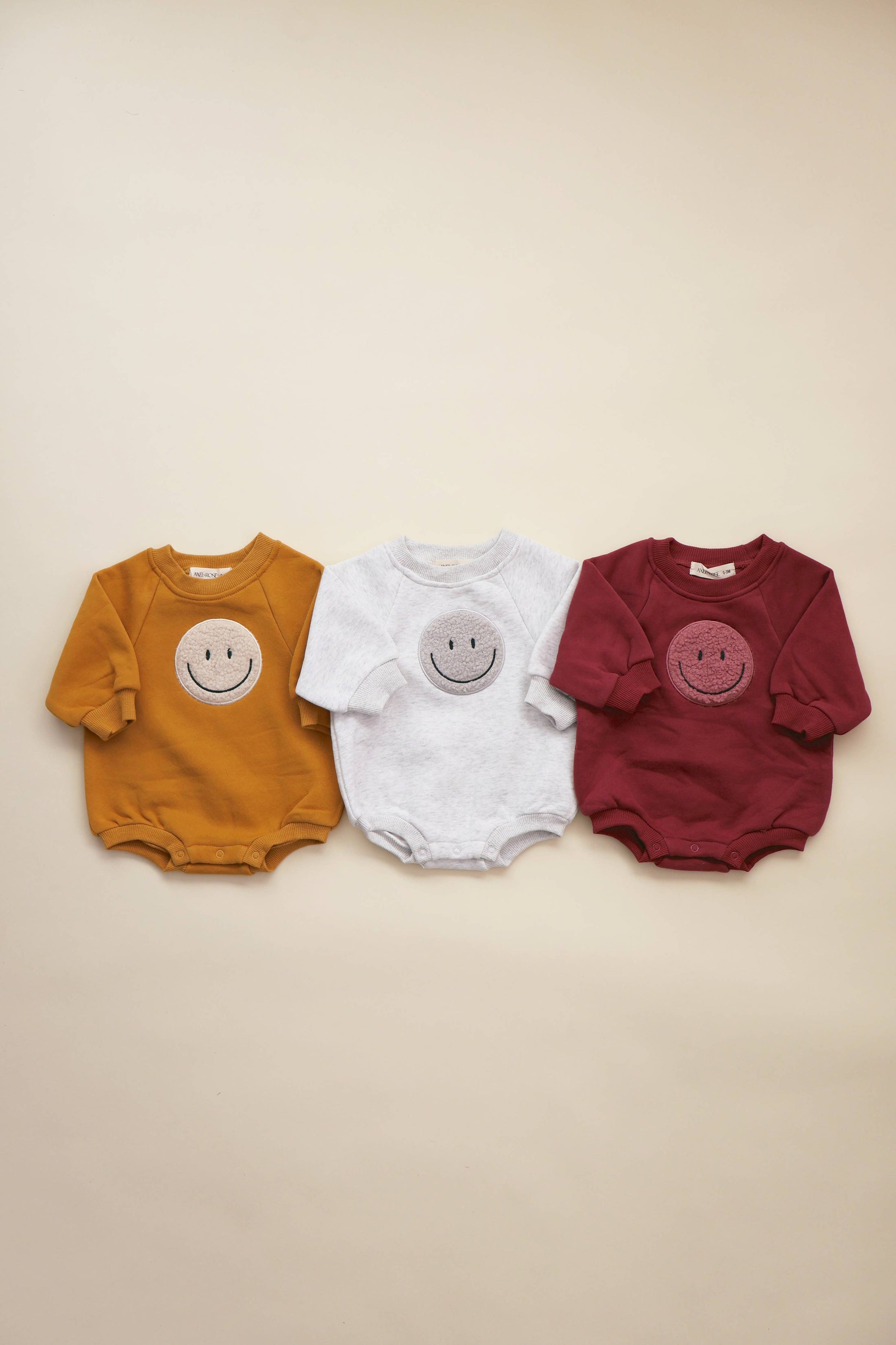 Sherpa Smiley Bubble Onesie