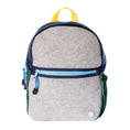 Load image into Gallery viewer, Becco Bags Small Becco Backpack - Kids Lux Navy/Hunter Front 
