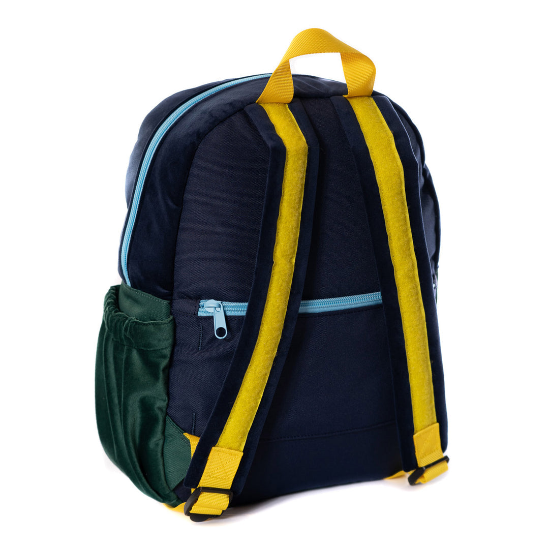 Becco Bags Small Becco Backpack - Kids Lux Navy/Hunter Back