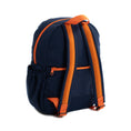 Load image into Gallery viewer, Becco Bags Small Becco Backpack - Kids Sport Navy/Citrus Back
