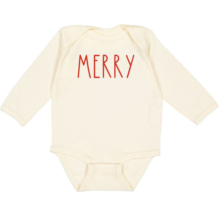 Merry Long Sleeve Onesie