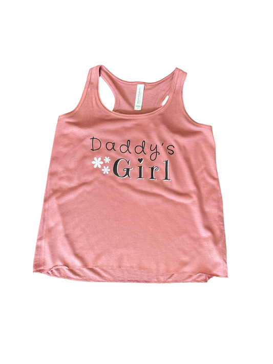 Daddy's Girl Racerback Tank Mauve