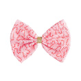 Load image into Gallery viewer, Candy Cane Christmas Tulle Bow Clip
