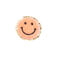 Load image into Gallery viewer, Becco Bags Chenille Smiley Face Patch (Orange)
