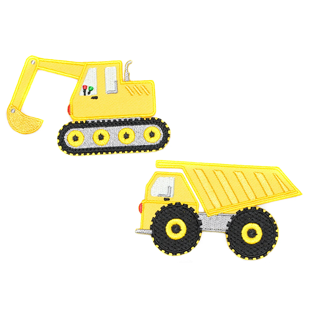 Construction Trucks Patch Set