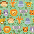 Load image into Gallery viewer, Jungle Animals Gift Wrap
