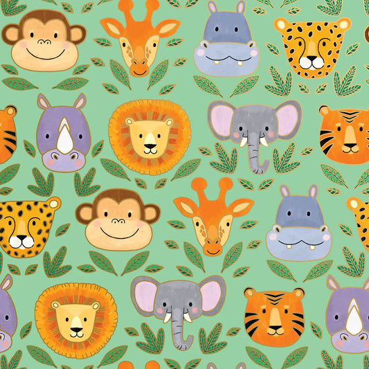 Jungle Animals Gift Wrap