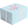 Load image into Gallery viewer, Pastel Pink and Blue Kraft Gift Wrap
