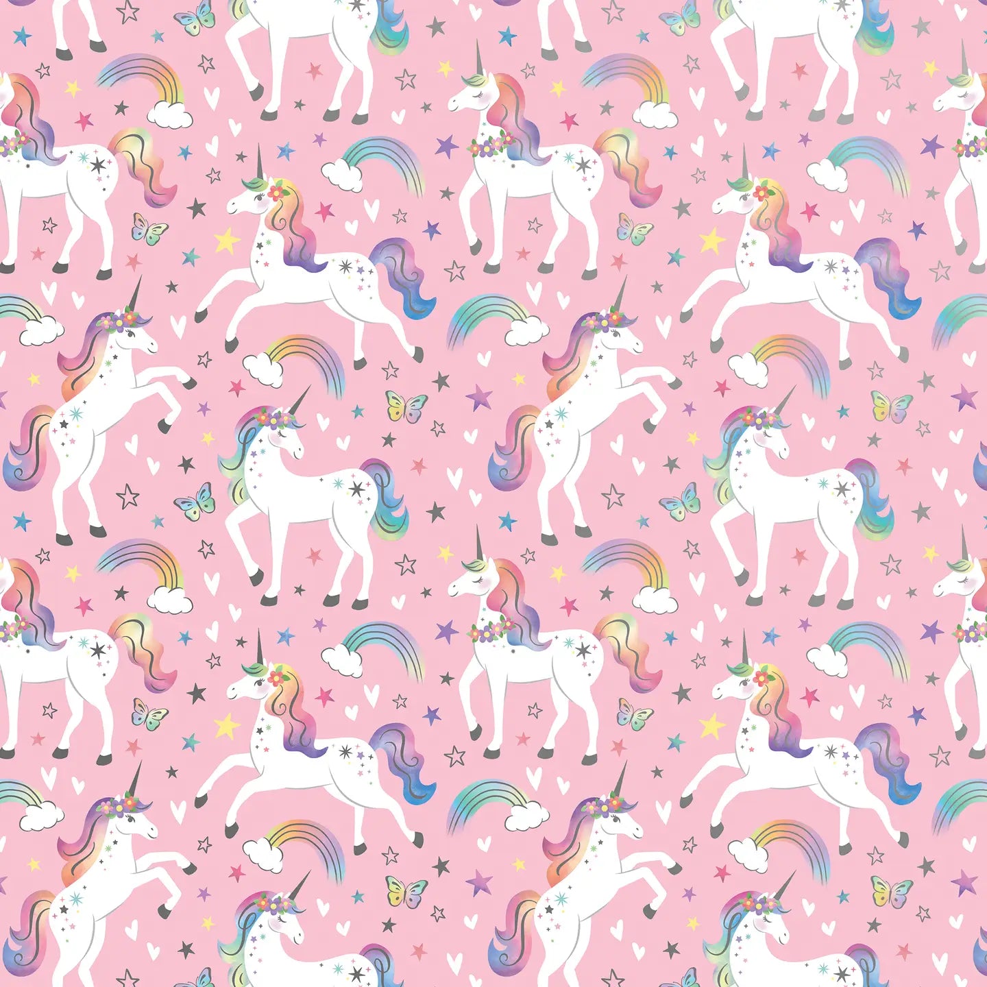 Rainbow Unicorn Gift Wrap