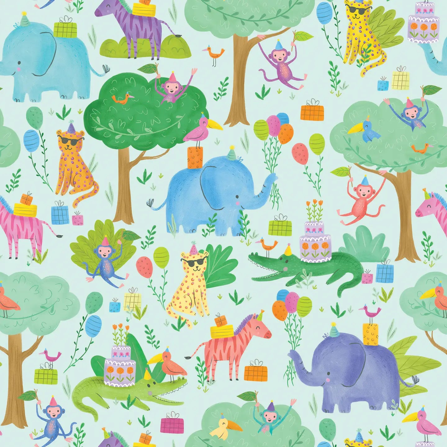 Jungle Party Gift Wrap