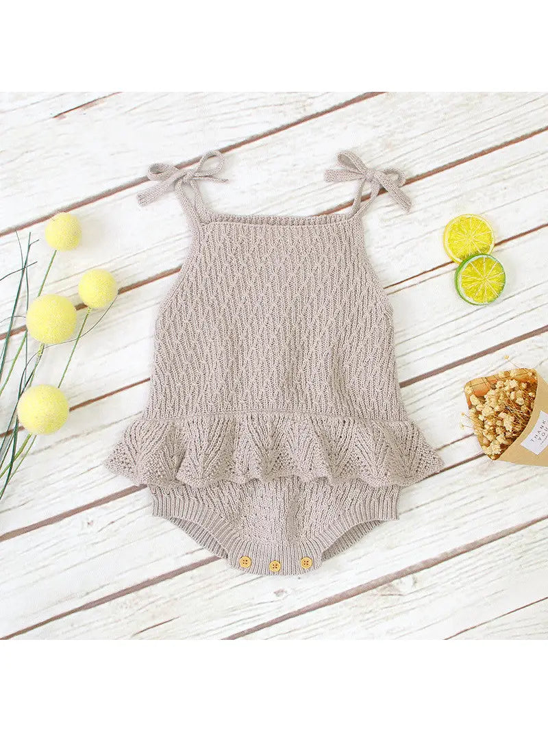 Knitted Bloomer Romper