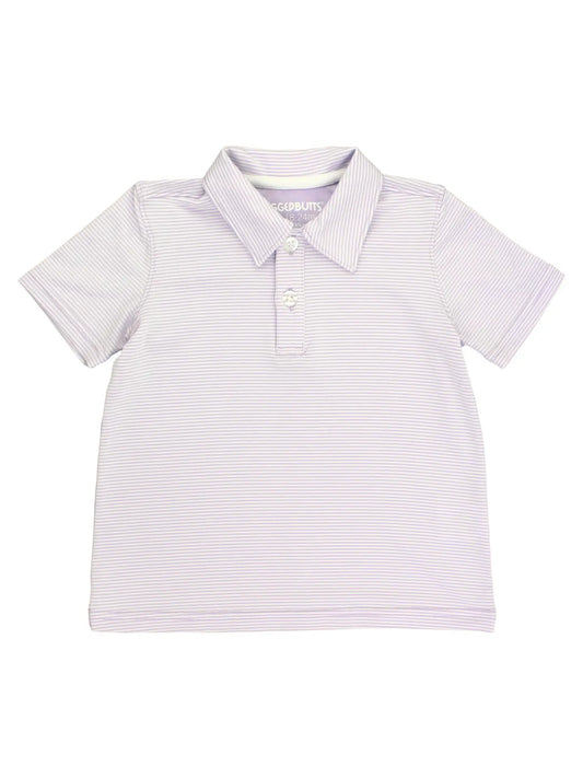 Lavender Micro Stripe Polo