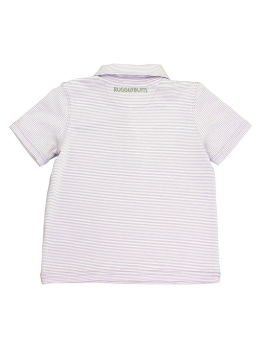 Lavender Micro Stripe Polo