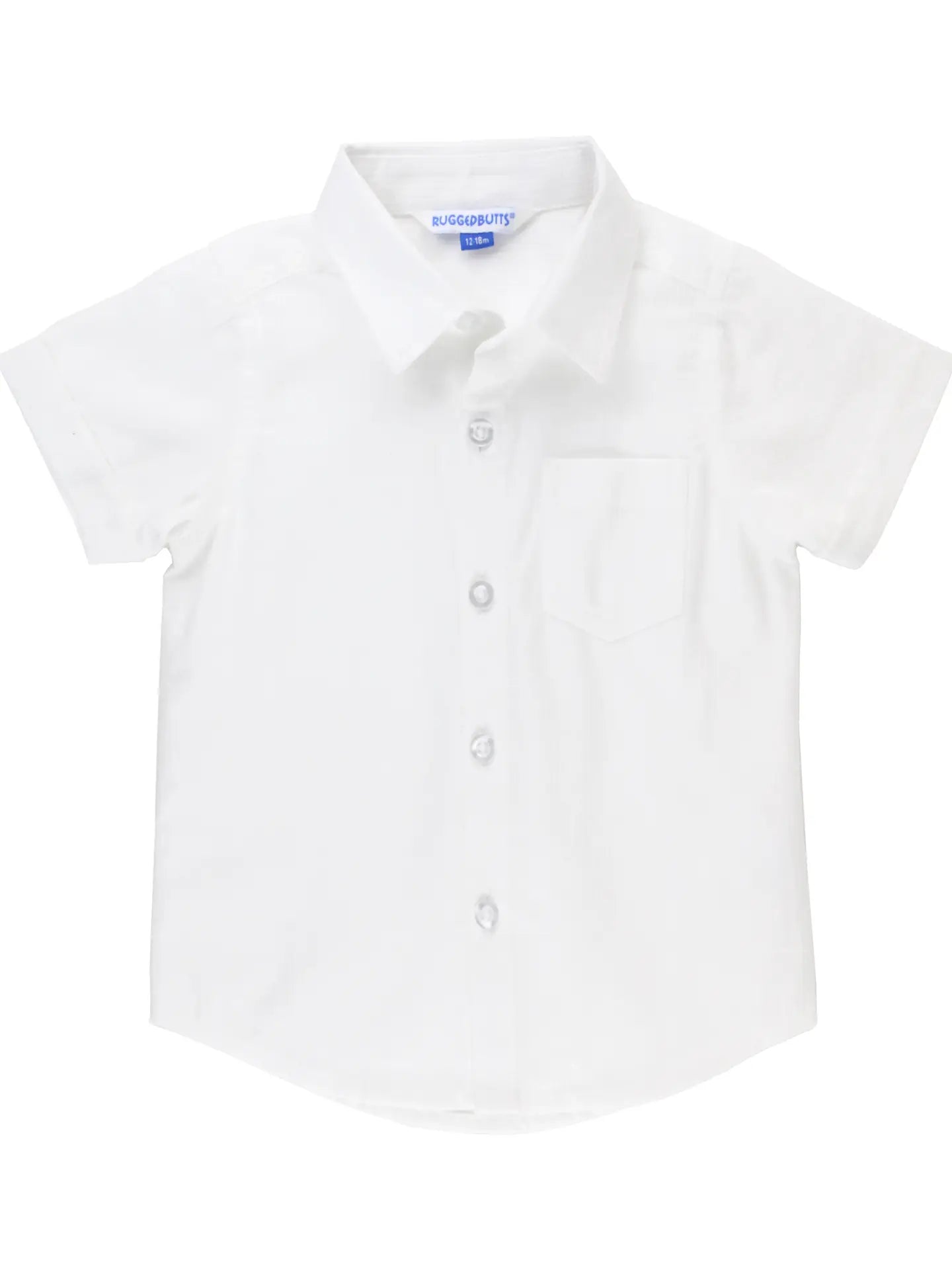 White Dobby Button Down Shirt