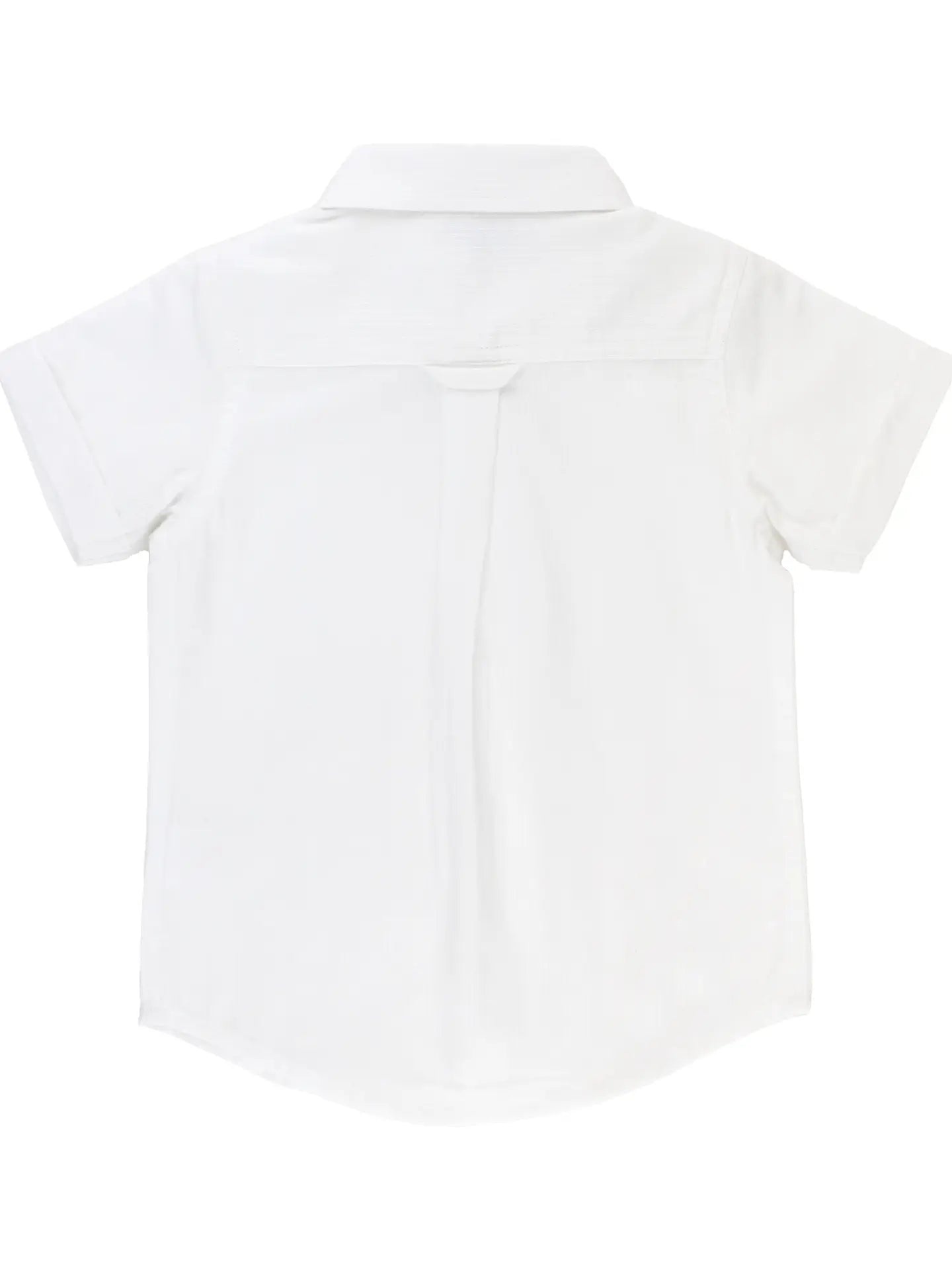 White Dobby Button Down Shirt