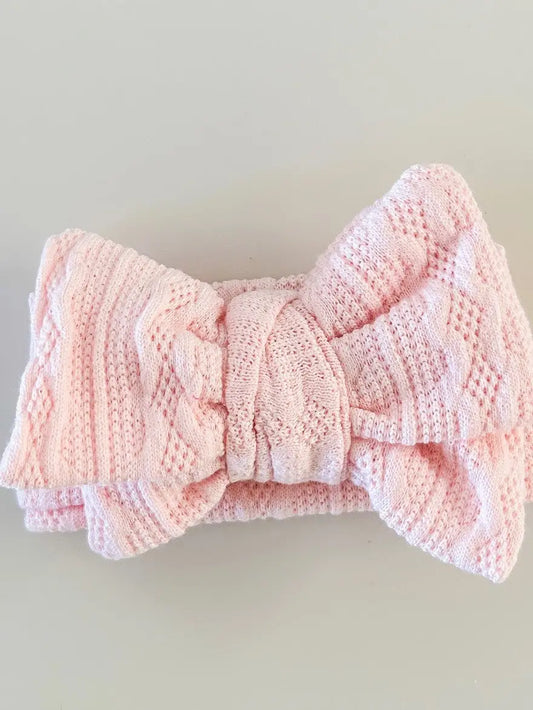 Oversized Knit Bow