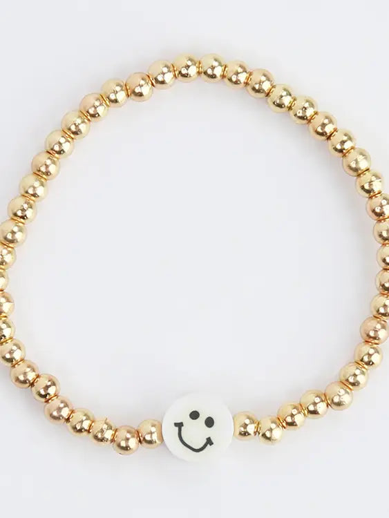 Beaded Happy Face Bracelets