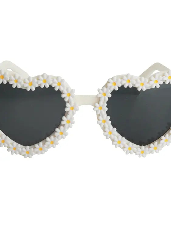 White Daisy Love Sunglasses