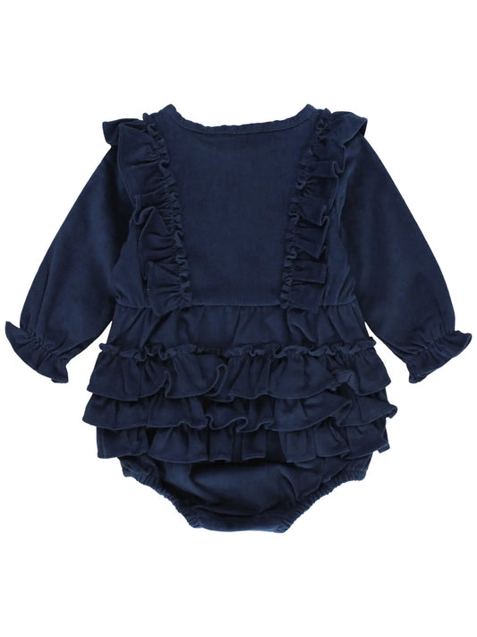 Corduroy Waterfall Bubble Romper