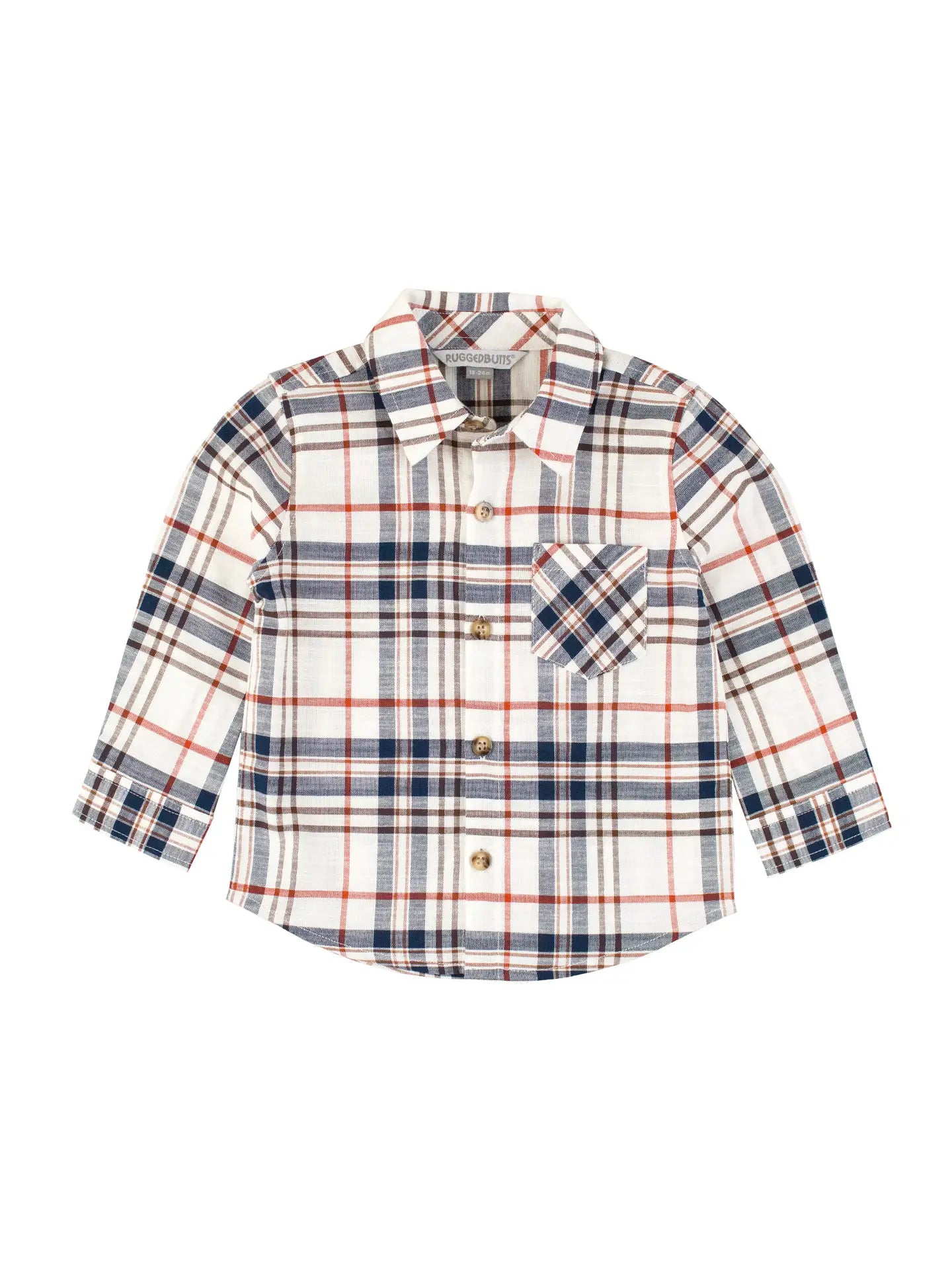 Harvest Plaid Long Sleeved Button Down