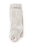 Load image into Gallery viewer, Heathered Ivory Cable Knit Tights
