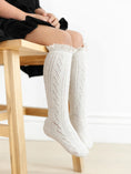 Load image into Gallery viewer, Fancy Lace Top Knee High Socks
