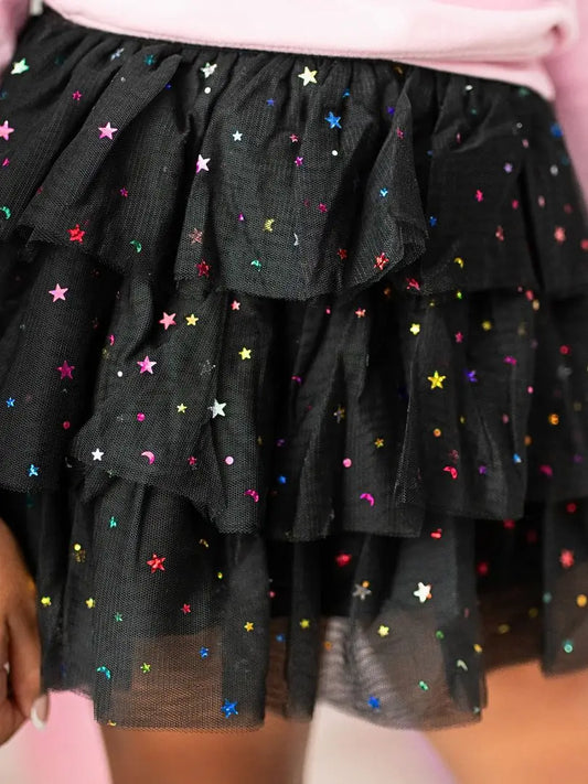 Starry Night Petal Tutu Skirt