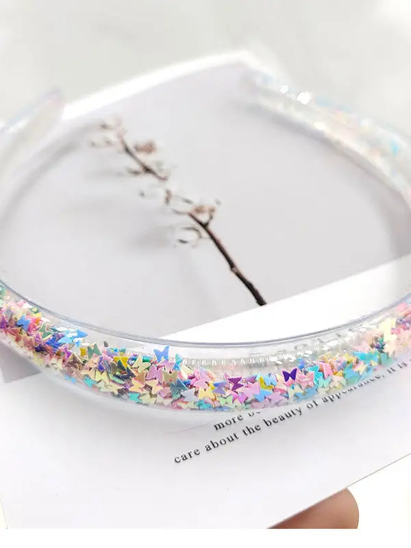 Butterfly Confetti Shaker Headband