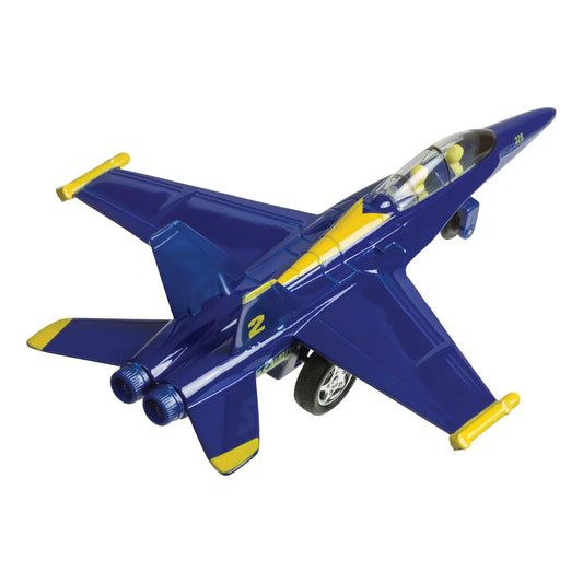 F-18 Blue Angel Jet Pull Back Action