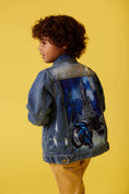 Load image into Gallery viewer, Batman Art Denim Jacket
