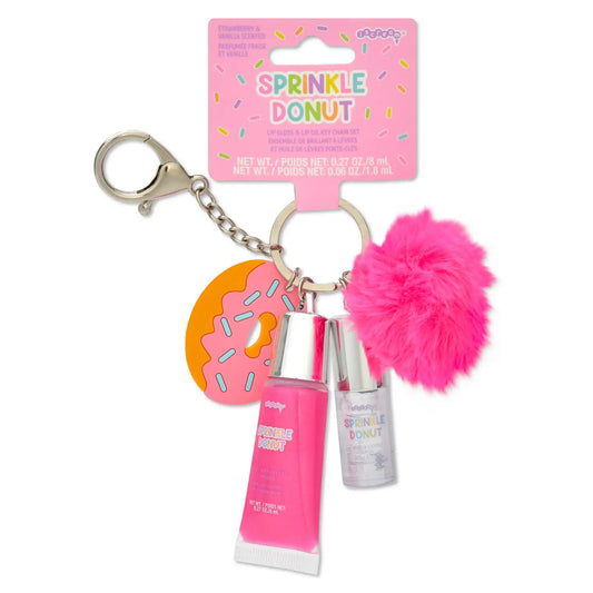 Iscream Donut Lip Balm Keychain