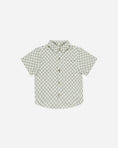 Load image into Gallery viewer, Rylee + Cru Collared Short Sleeve Shirt || Sage Check
