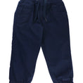 Load image into Gallery viewer, Rufflebutts + Ruggedbutts Boys Navy Chino Jogger Pant
