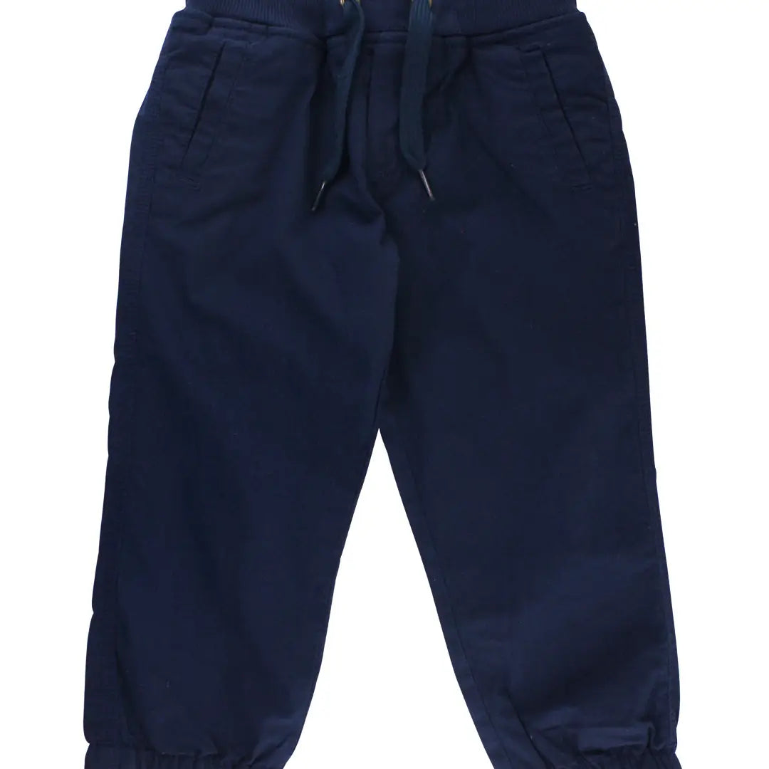 Rufflebutts + Ruggedbutts Boys Navy Chino Jogger Pant