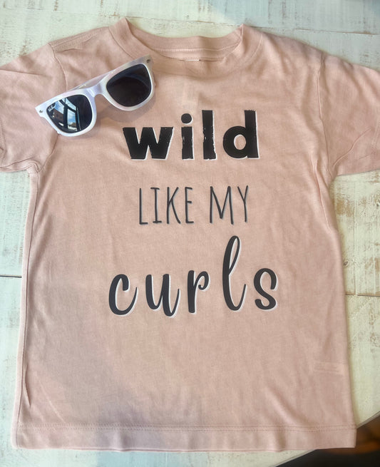 Wild Like My Curls Tee