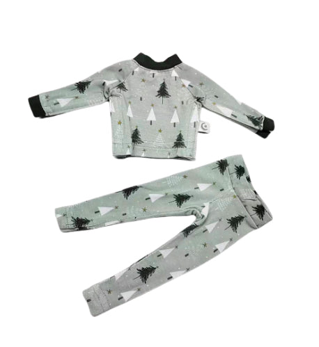 Winter Wonderland Elf Doll Pajamas