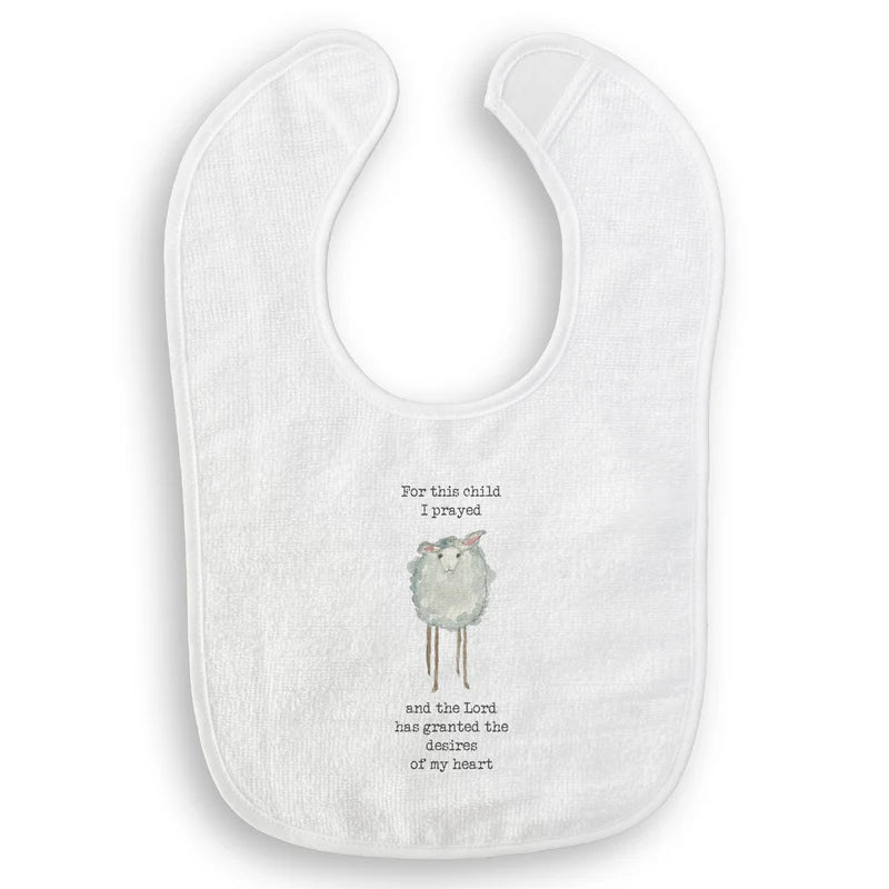 Lamb Baby Bib